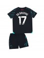 Otroški Nogometna dresi replika Manchester City Kevin De Bruyne #17 Tretji 2023-24 Kratek rokav (+ hlače)